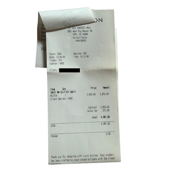 LOUIS VUITTON TAN “TWIST MM” EPI LEATHER CROSSBODY/SHOULDER BAG W/ GOLD HARDWARE - Picture 14 of 15